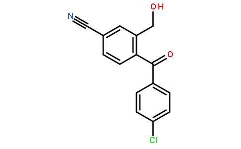 2-Hydroxymethyl-4-cyano-4’-chloro-benzophenone