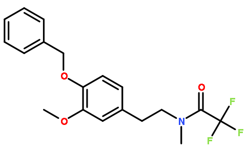 N-Methyl-N-trifluoroacetyl-4-benzyloxy-3-methoxyphenethylamine