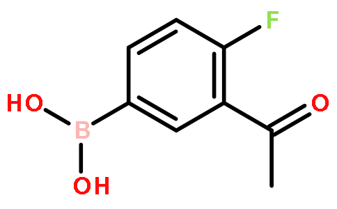 B-(3-乙酰基-4-氟苯基)-硼酸