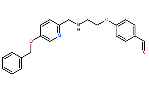 4-{2-[(5-Benzyloxypyridin-2-yl)methylamino]ethoxy}benzaldehyde