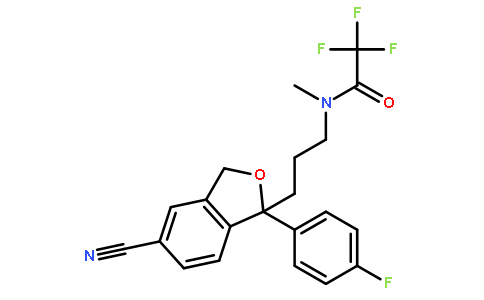 rac-N-Trifluoroacetodesmethyl Citalopram