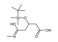 3-(tert-Butyldimethylsilyloxy)-5-(1-methylamino)-5-oxopentanoic Acid