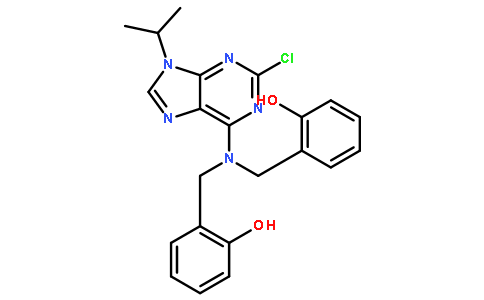 2-氯-6-[N,N-二(2-羟基苄基)氨基]-9-异丙基嘌呤