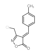 (4E)-3-(Chloromethyl)-4-(4-methylbenzylidene)-isoxazol-5(4H)-one