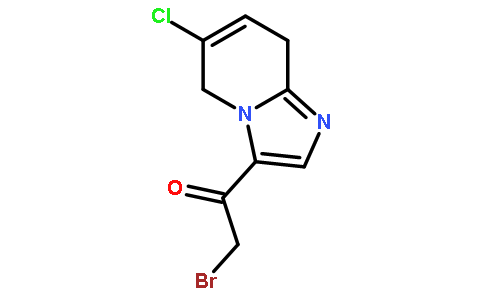 2-溴-1-(6-氯-5,8-二氢咪唑并[1,2-a]吡啶-3-基)乙酮