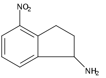 4-硝基-2,3-二氢-1H-茚-1-胺