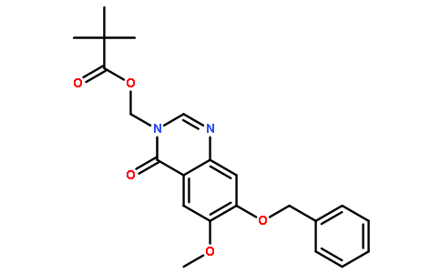 7-苄氧基-6-甲氧基-3-((特戊酰氧基)甲基)-3,4-二氢喹唑啉-4-酮