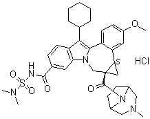 Beclabuvir hydrochloride