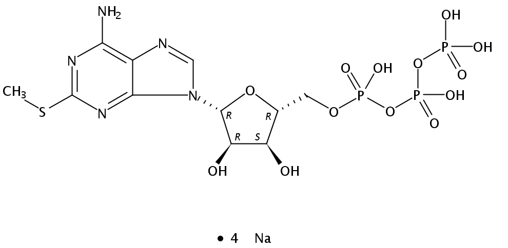 2-Methylthioadenosine triphosphate tetrasodium salt