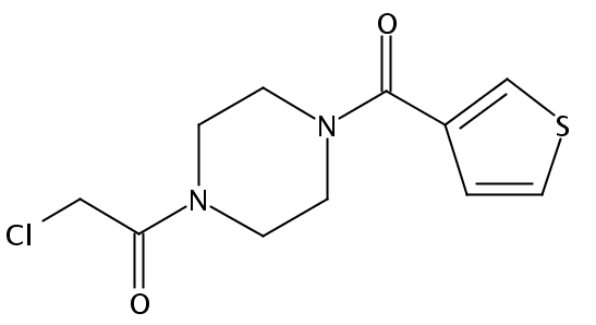 2-Chloro-1-(4-(thiophene-3-carbonyl)piperazin-1-yl)ethanone