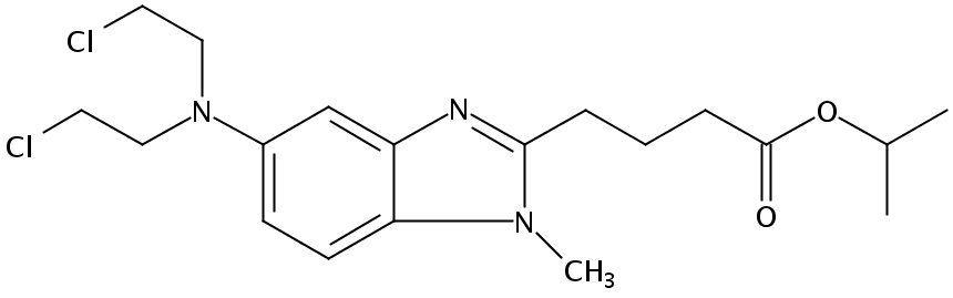 4-{5-[bis-(2-chloroethyl)amino]-1-methyl 1H-benzoimidazol-2-yl}-butyric acid isopropyl ester