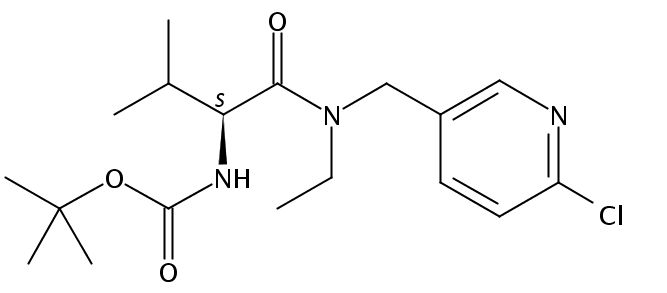 (S)-tert-Butyl (1-(((6-chloropyridin-3-yl)methyl)(ethyl)amino)-3-methyl-1-oxobutan-2-yl)carbamate