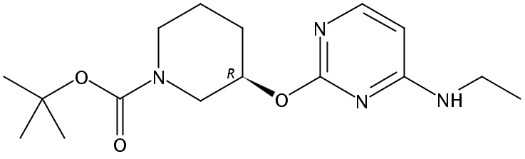 (R)-3-((4-(Ethylamino)pyrimidin-2-yl)oxy)piperidine-1-carboxylic acid