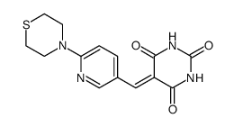 2,4,6(1H,3H,5H)-Pyrimidinetrione, 5-[[6-(4-thiomorpholinyl)-3-pyridinyl]methylene]