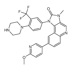 8-(6-甲氧基吡啶-3-基)-3-甲基-1-[4-(哌嗪-1-基)-3-三氟甲基苯基]-1,3-二氢咪唑并[4,5-c]喹啉-2-酮