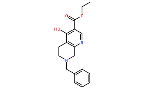 7-苄基-4-羟基-5,6,7,8-四氢-1,7-萘啶-3-羧酸乙酯
