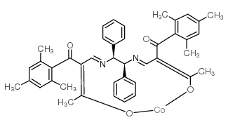 N,N'-双[2-均三甲基苯酰)-3-氧代丁烯基]-(1S,2S)-1,2-二苯基乙二胺合钴(II)