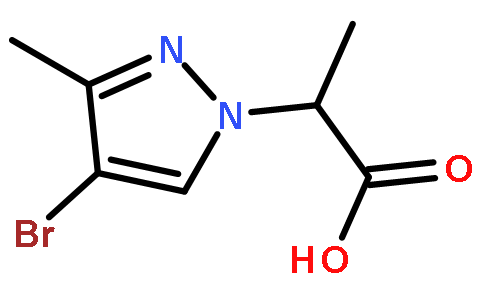 2-(4-溴-3-甲基-1H-吡唑-1-基)丙酸