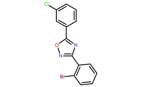 3-(2-溴苯基)-5-(3-氯苯基)-1,2,4-噁二唑