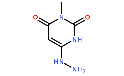 6-肼基-3-甲基嘧啶-2,4(1H,3H)-二酮