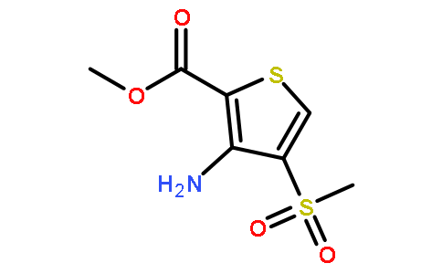 3-氨基-4-甲基磺酰噻吩-2-羧酸甲酯