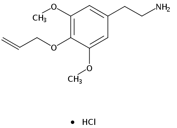 3,5-Dimethoxy-4-(2-propenyloxy)benzeneethanamine hydrochloride