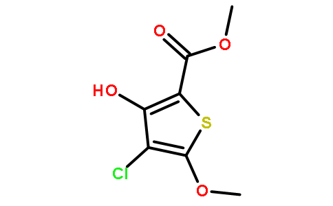 4-氯-3-羟基-5-甲氧基噻吩-2-羧酸甲酯