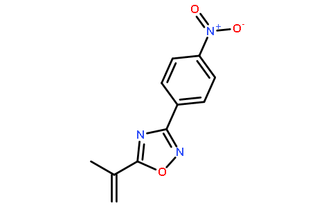 3-(4-硝基苯基)-5-(1-丙烯-2-基)-1,2,4-噁二唑