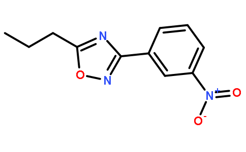 3-(3-硝基苯基)-5-丙基-1,2,4-噁二唑