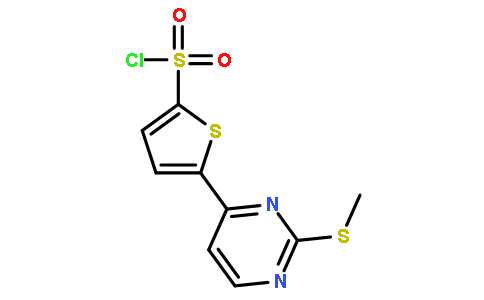 5-(2-甲基硫代嘧啶-4-基)噻吩-2-磺酰氯