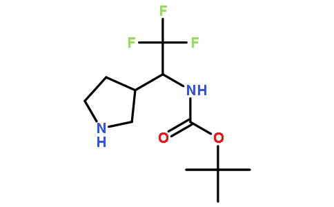 (2,2,2-三氟-1-吡咯烷-3-乙基)-氨基甲酸叔丁酯