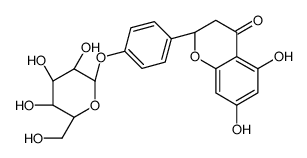 4-[(2S)-5,7-二羟基-4-羰基-3,4-二氢-2H-色烯-2-基]苯基β-D-吡喃葡萄糖苷