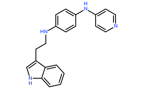 N-[2-(1H-吲哚-3-基)乙基]-N’-(4-吡啶基)-1,4-苯二胺