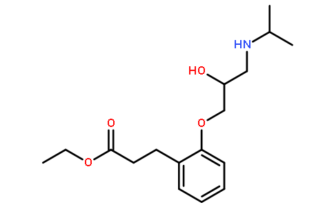 2-[2-羟基-3-[异丙基氨基]丙氧基]苯丙酸乙酯