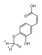 3-Hydroxy-4-methoxycinnamic Acid-d3 (Isoferulic Acid-d3)