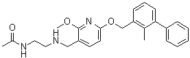 N-[2-[[[2-甲氧基-6-[(2-甲基[1,1'-联苯]-3-基)甲氧基]-3-吡啶基]甲基]氨基]乙基]乙酰胺