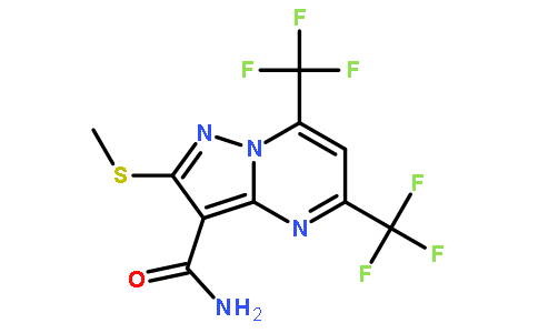 5,7-双(三氟甲基)-2-(甲基硫)吡唑啉[1,5-a]嘧啶