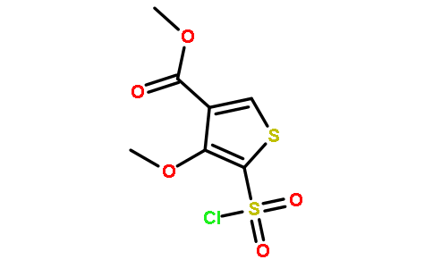 5-氯磺酰-4-甲氧基噻酚-3-羧酸甲酯