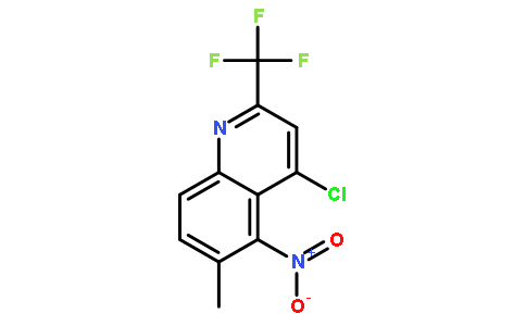 4-氯-6-甲基-5-硝基-2-(三氟甲基)喹啉
