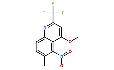 4-甲氧基-6-甲基-5-硝基-2-(三氟甲基)喹啉