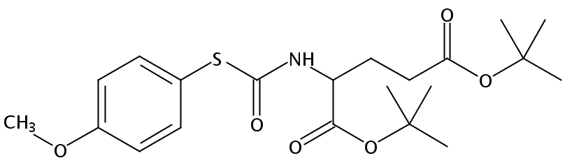 n-[[(4-甲氧基苯基)硫代]羰基]-谷氨酸 双(1,1-二甲基乙基)酯