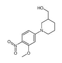 (1-(3-Methoxy-4-nitrophenyl)piperidin-3-yl)methanol