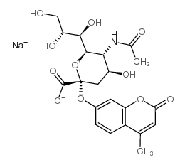 N-乙酰基-2-O-(4-甲基-2-氧代-2H-1-苯并吡喃-7-基)-alpha-神经氨酸一钠盐