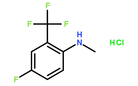 N-甲基-4-氟-2-(三氟甲基)苯胺盐酸盐