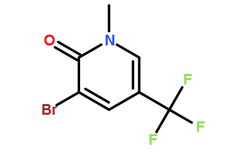 3-溴-1-甲基-5-(三氟甲基)吡啶-2(1H)-酮