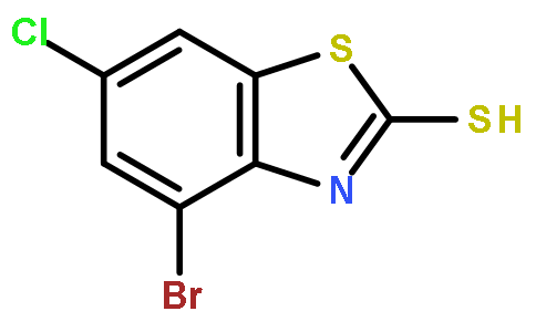 4-溴-6-氯-2-疏基苯并噻唑