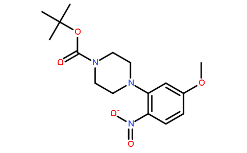 3-(4-BOC-哌嗪)-4-硝基苯甲醚