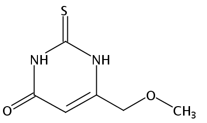 4-羟基-6-6-甲氧基甲基-2-硫代尿嘧啶