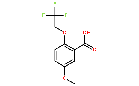 5-甲氧基-2-(2,2,2-三氟乙氧基)苯甲酸