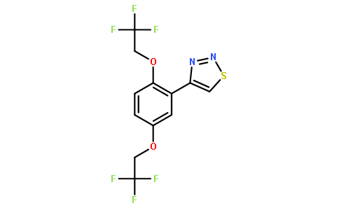 4-[2,5-二(2,2,2-三氟乙氧基)苯基]-1,2,3-噻二唑